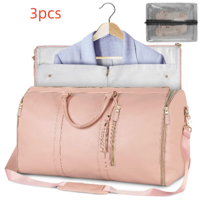 Large Capacity Travel Duffle Bag Women's Handbag Folding Sui | Luggage & Bags