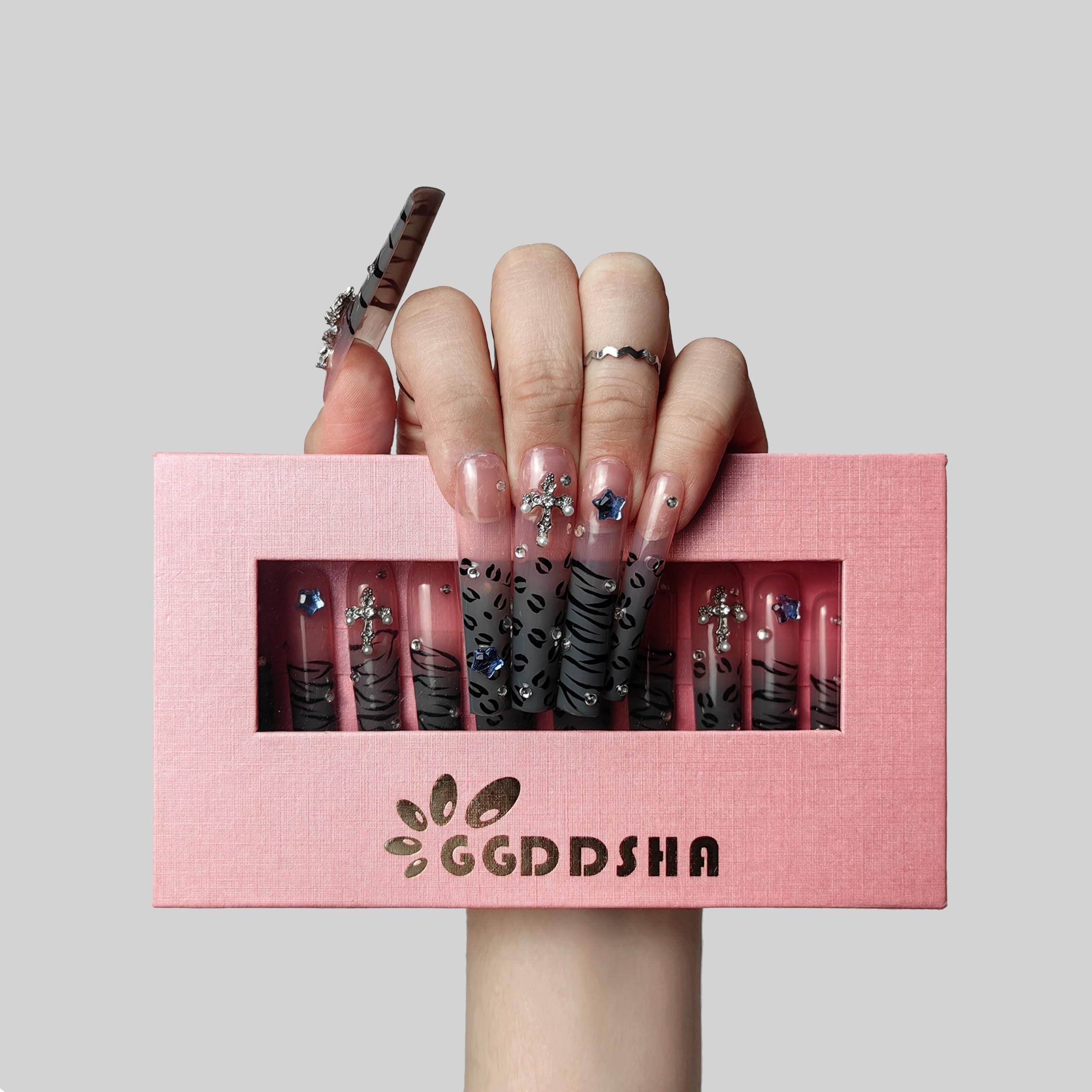 Ggddsha Nails 2025 Long Novel Design And Reusable Handmade N | Other