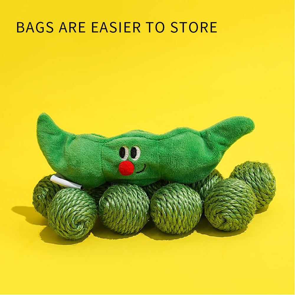 3pcs Cat Toy Balls, Interactive Pet Play Balls Sisal Rope Sc | Electronic Learning Toys