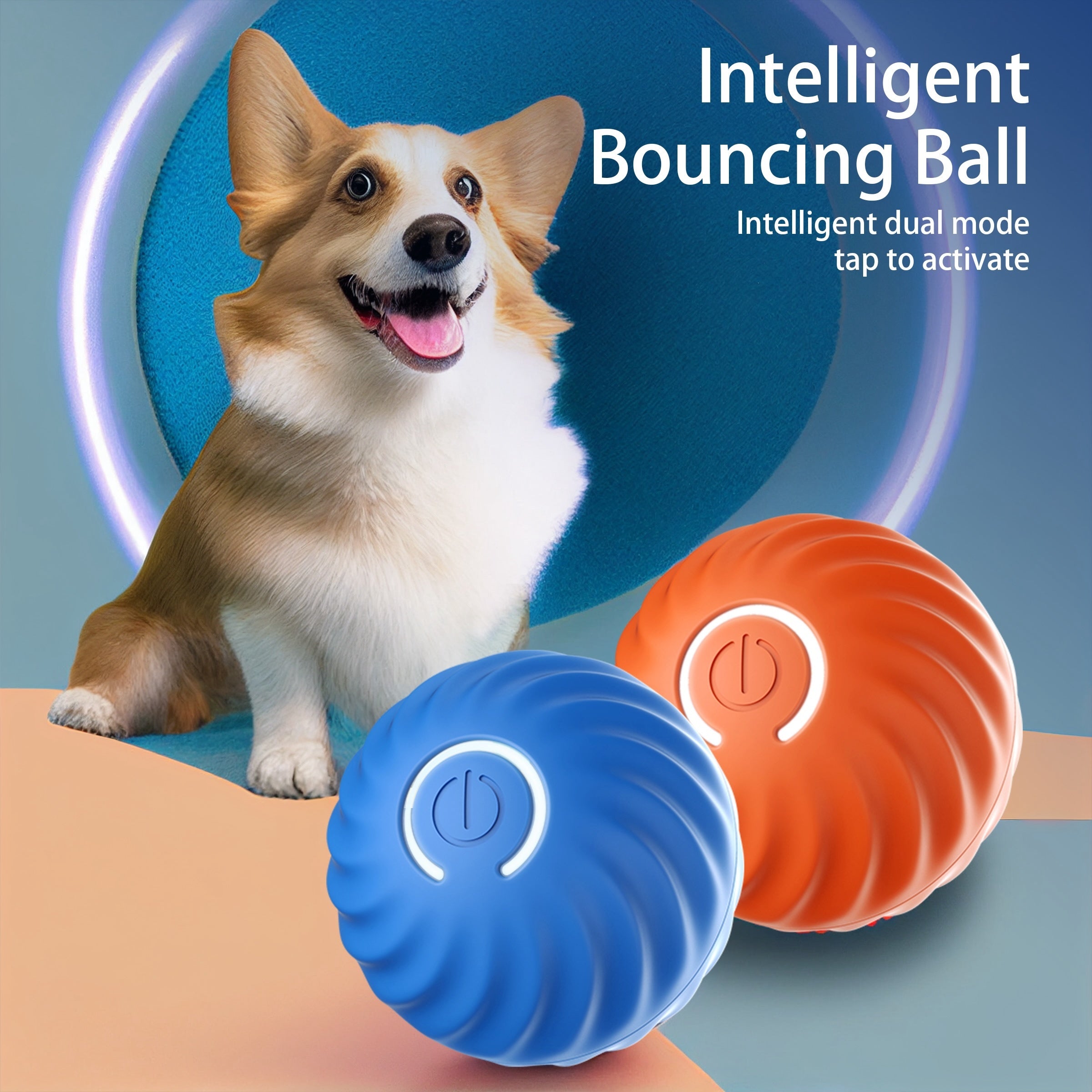 Interactive Bouncing Ball For Dogs,automatic Smart Toy, Self | Electronic Learning Toys