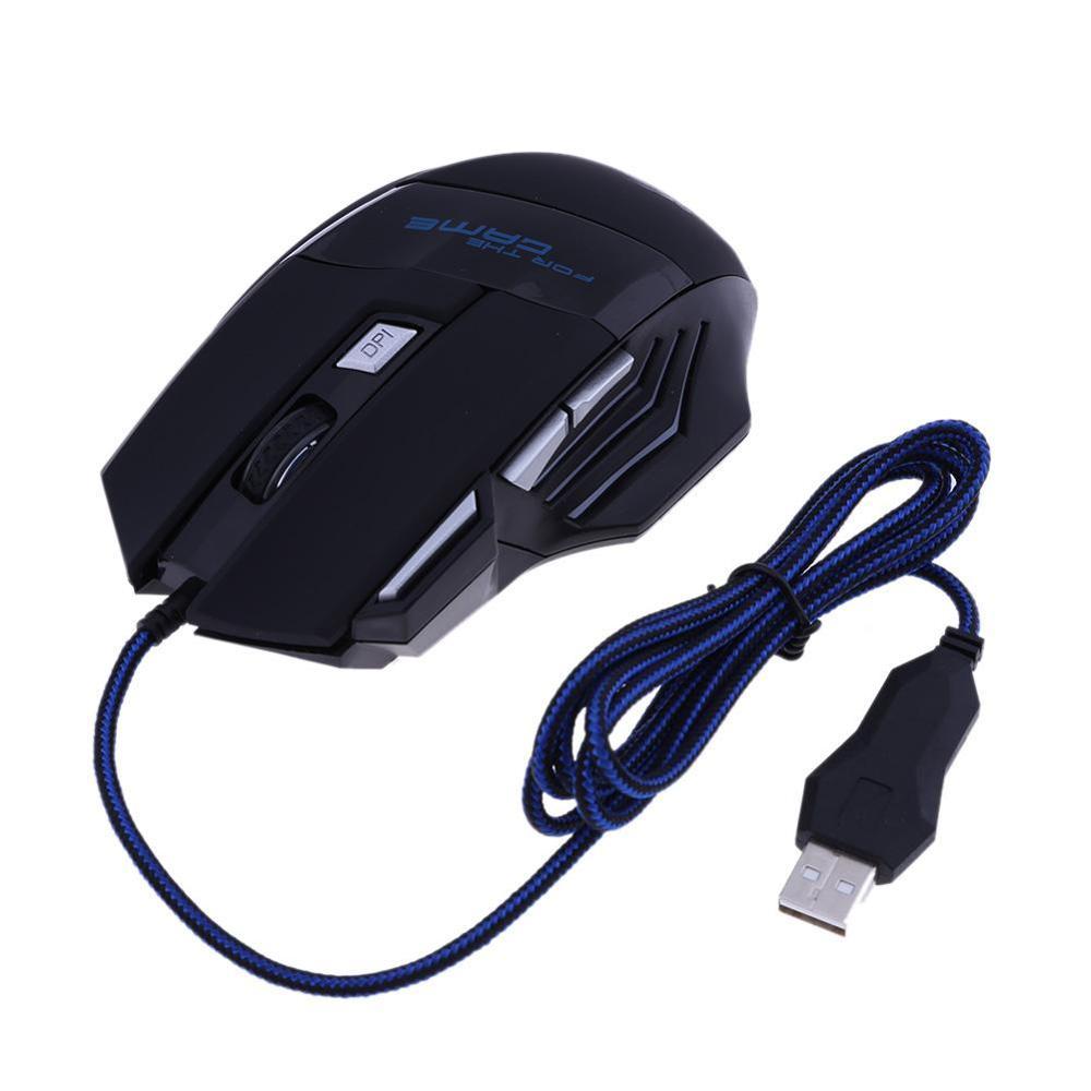 Wired Gaming Mouse 5500dpi 7-color Led Backlight Optical Mou | Other