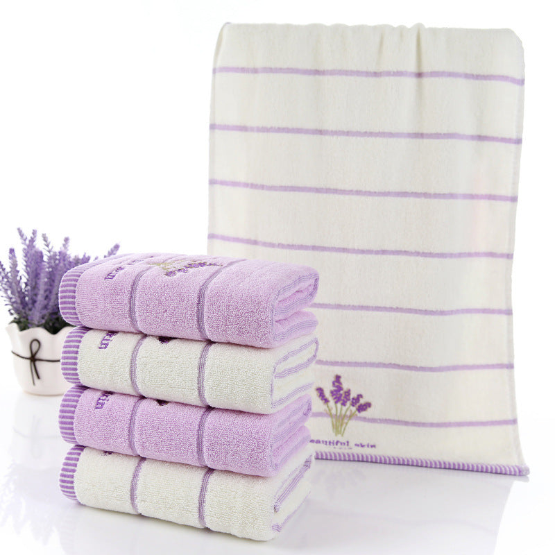 Pure Cotton 32 Strand Embroidered Face Washing Towel | Other