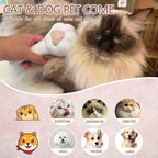 Pet Massage Hair Removal Comb, Paw Shapedpet Grooming Brush, | Other