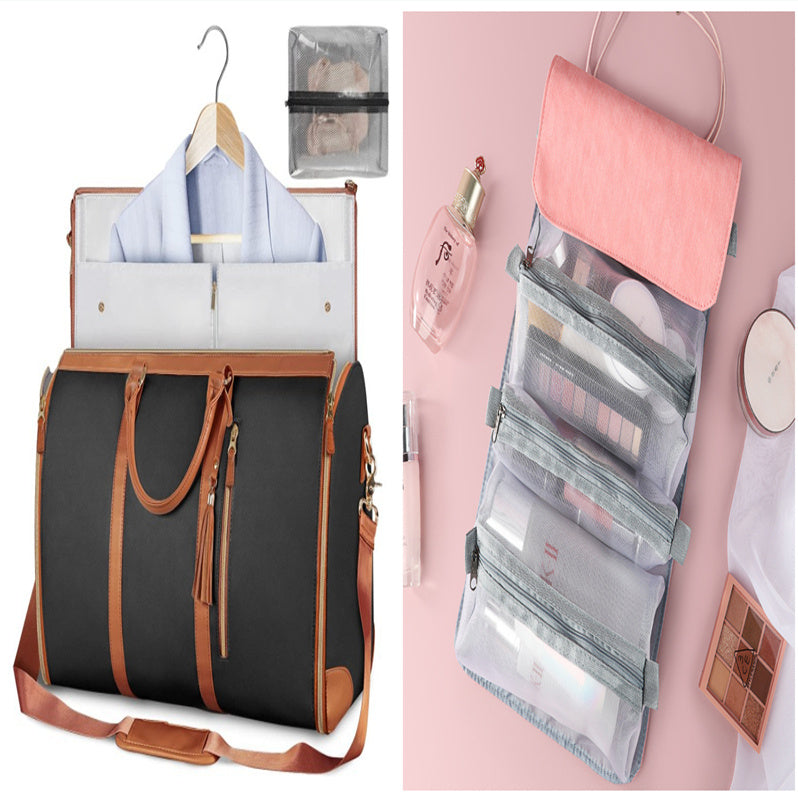 Large Capacity Travel Duffle Bag Women's Handbag Folding Sui | Luggage & Bags