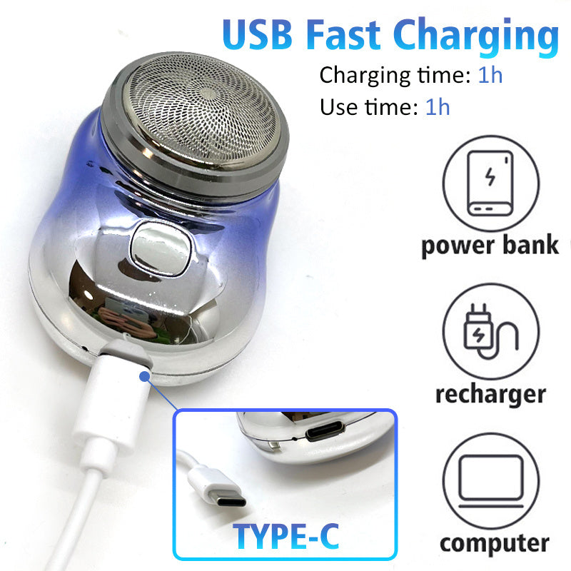 Mini Portable Face Cordless Shavers Rechargeable Usb Electri | Other
