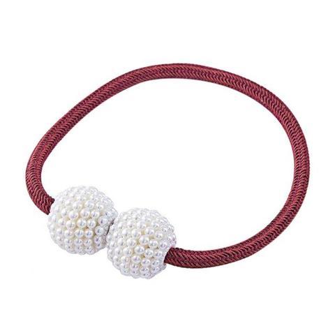 Magnetic Curtain Tiebacks Pearl Beads | Other