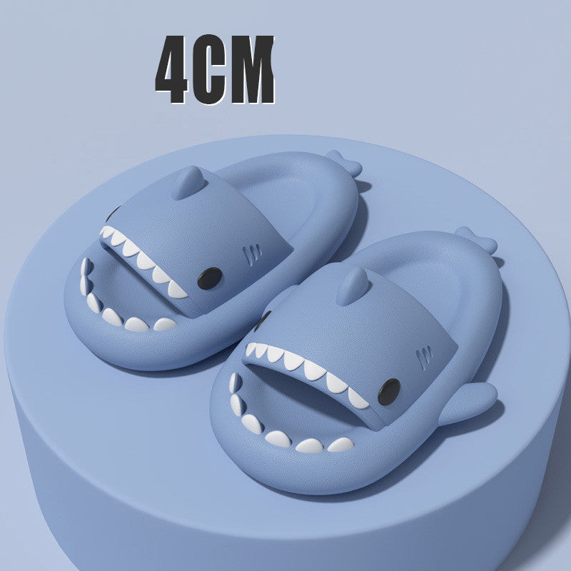 Adult's Slippers Indoor Outdoor Funny Shark Cartoon | Other