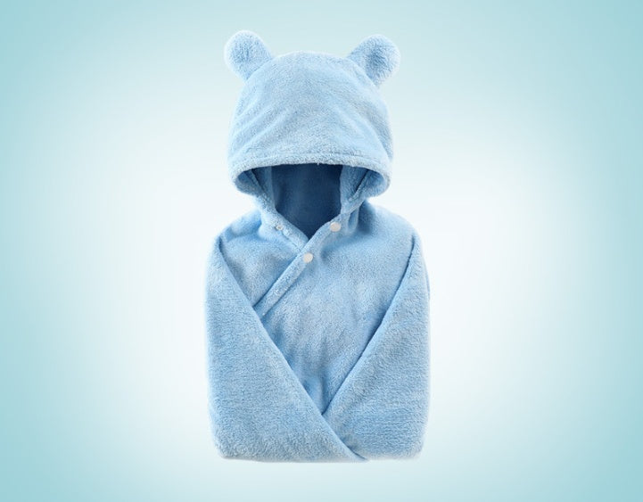Cotton Adorable Baby Care Hooded Bath Towel | Electronic Learning Toys