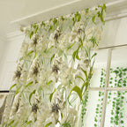White Striped Yarn Translucent Curtain For Bedroom | Other