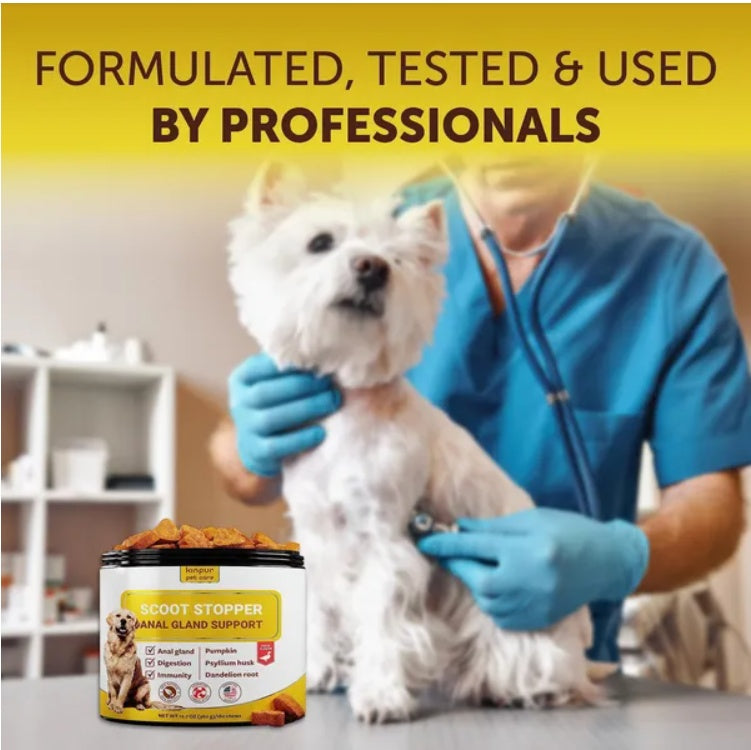 Scoot Stopper Soft Chews Fiber For Dogs Dog Anal Gland And D | Other