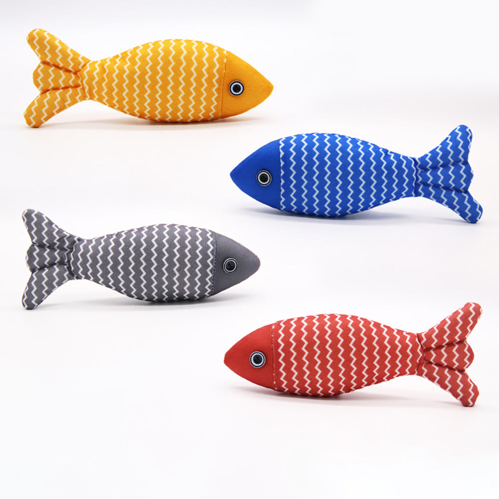 Burlap Fish Catnip Cat Toy, Throw Pillow, Teething Cat Toy, | Electronic Learning Toys