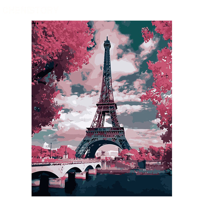 Digital Wholesale Frameless Diy4050 Landscape Oil Painting | Other