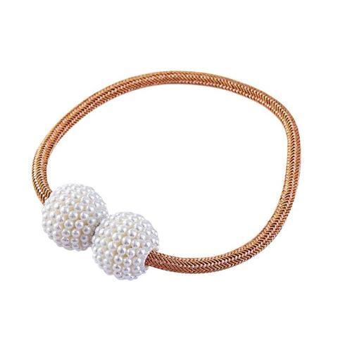 Magnetic Curtain Tiebacks Pearl Beads | Other