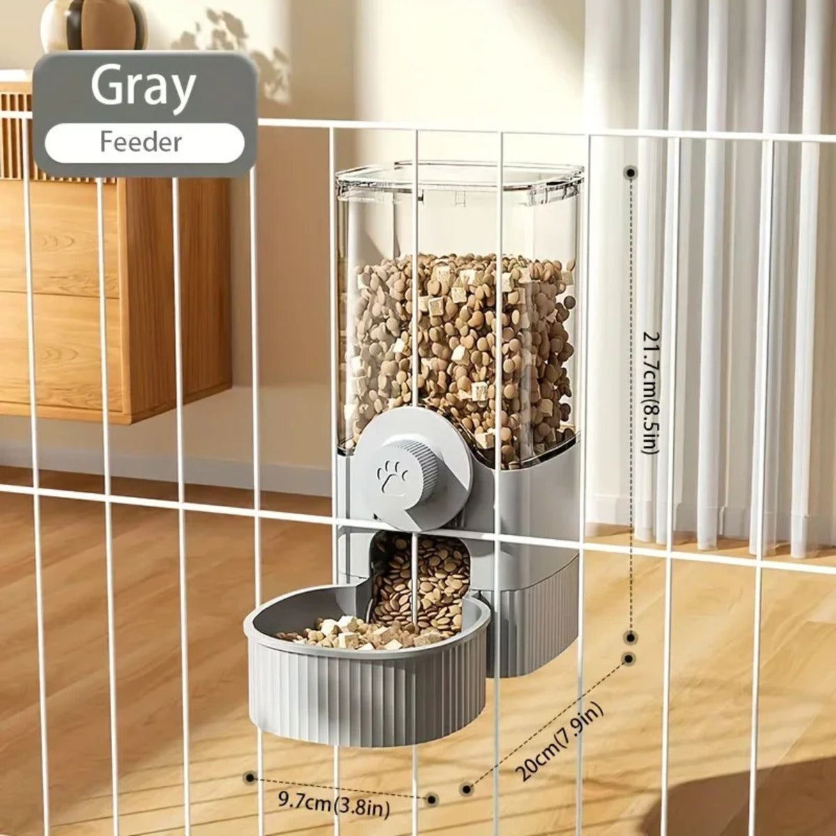 1.2l Automatic Pet Feeder Cage Hanging Bowl, Suitable For Sm | Other