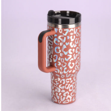 40 Oz Tumbler With Handle Straw Insulated, Stainless Steel S | Other