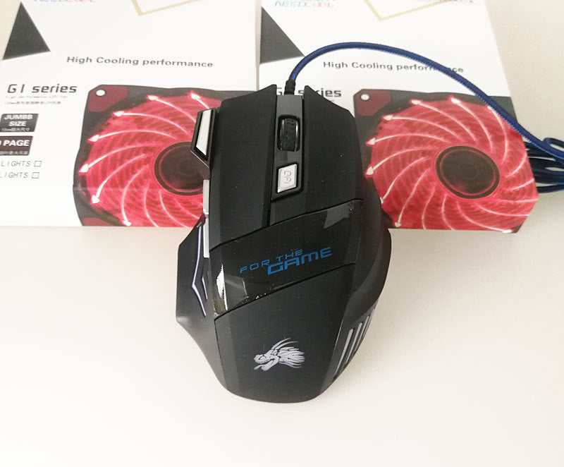 Wired Gaming Mouse 5500dpi 7-color Led Backlight Optical Mou | Other