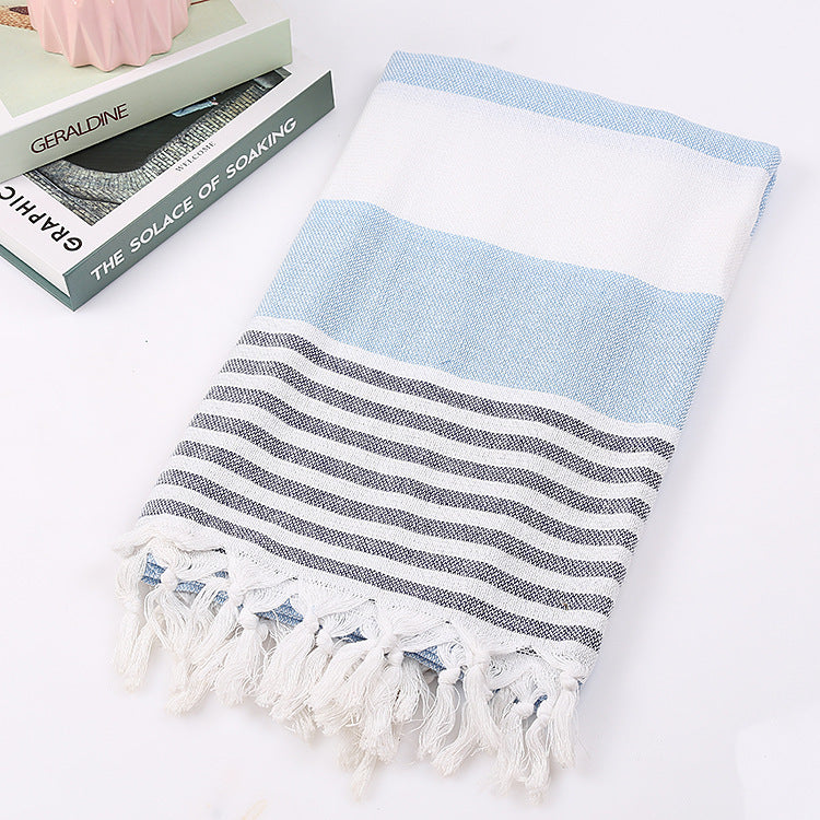 Cotton Striped Beach Towel 100x180cm | Other