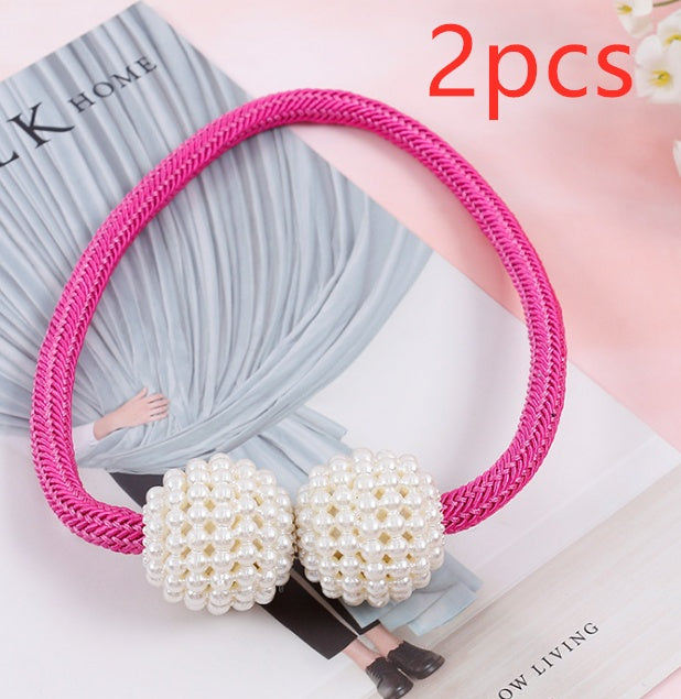 Magnetic Curtain Tiebacks Pearl Beads | Other