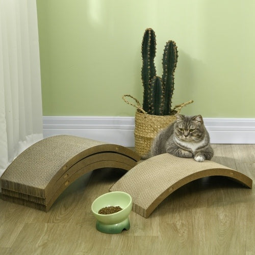 Pawhut Cat Scratching Board, 4 Pack Cat Scratcher For Indoor | Other