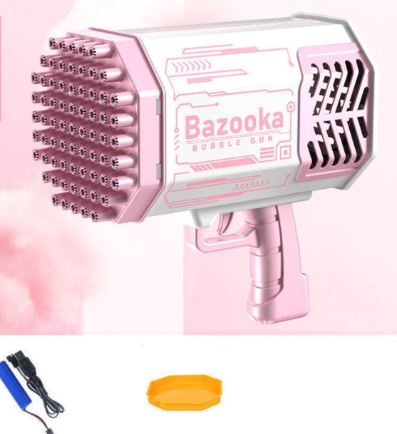Bubble Gun Rocket 69 Holes Soap Bubbles Machine Gun Shape Au | Other