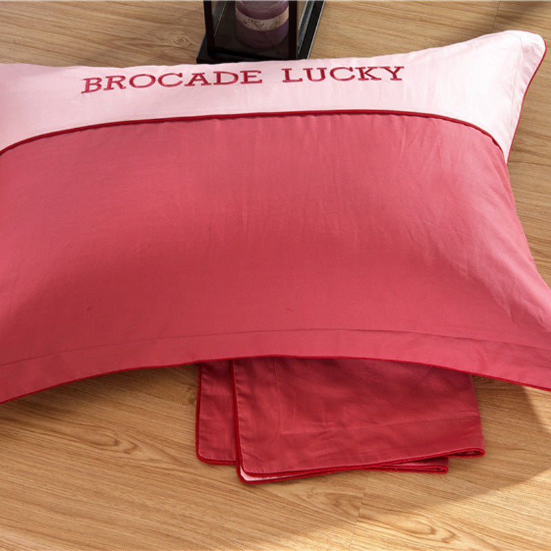 Solid Color Cotton Bed Skirt Set Of Four | Other