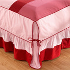 Solid Color Cotton Bed Skirt Set Of Four | Other