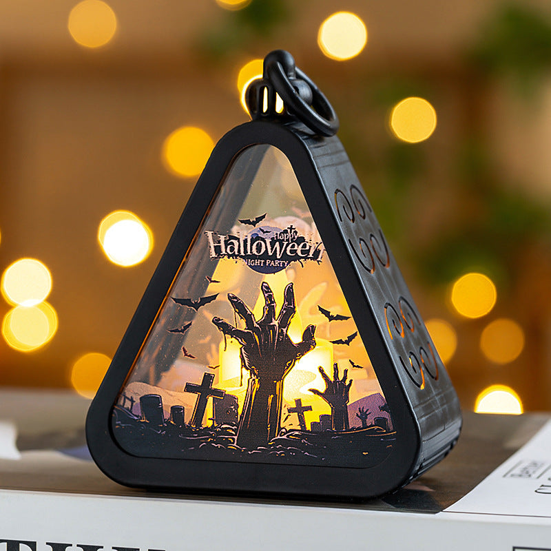 Halloween Decorations Portable Pumpkin Lamp Layout Props | Other