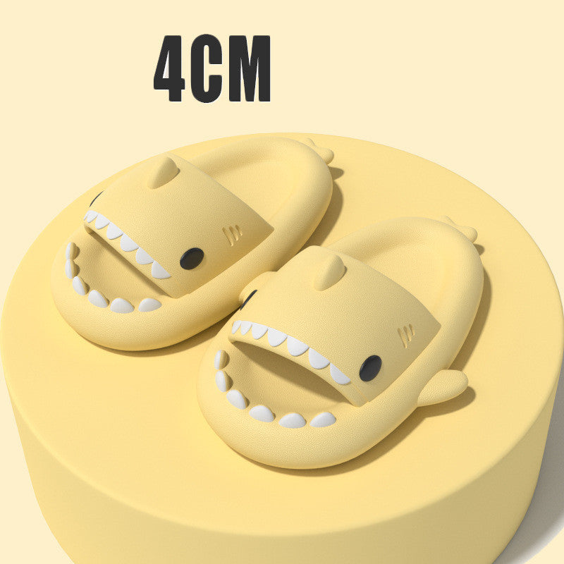 Adult's Slippers Indoor Outdoor Funny Shark Cartoon | Other