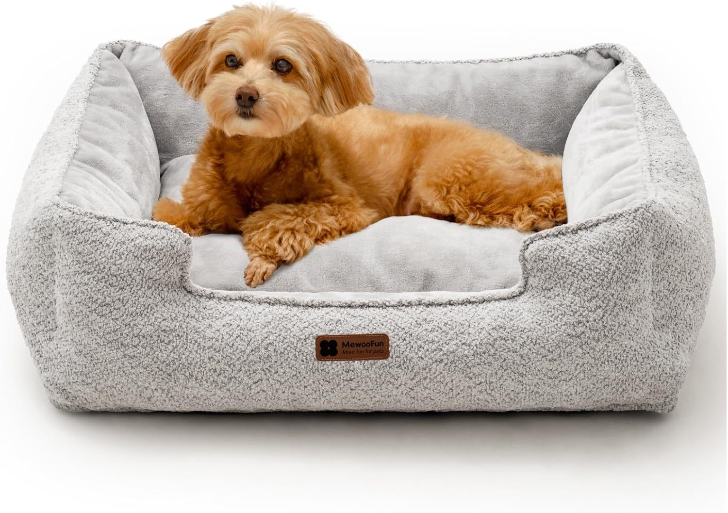 Mewoofun Medium Dog Bed - 31.5x23.6x9.5 Inch Washable Rectan | Other