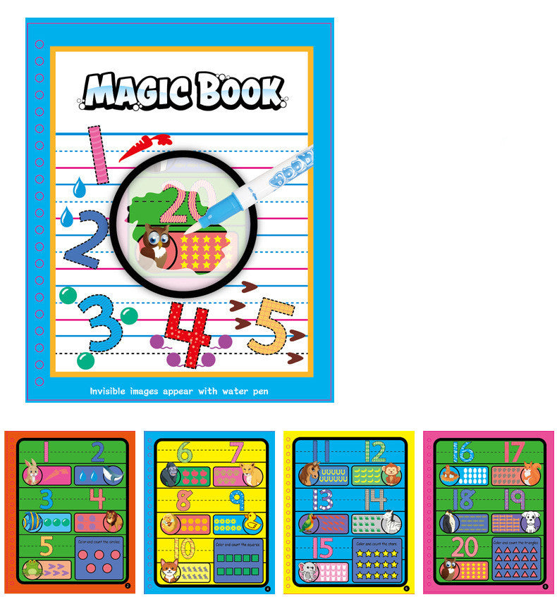 Children's Magic Water Painting Book Coloring And Coloring B | Jewelry & Accessories
