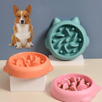 Pet Dog Cat Slow Feeder Bowls Anti Choking Slow Feeder Dish | Other
