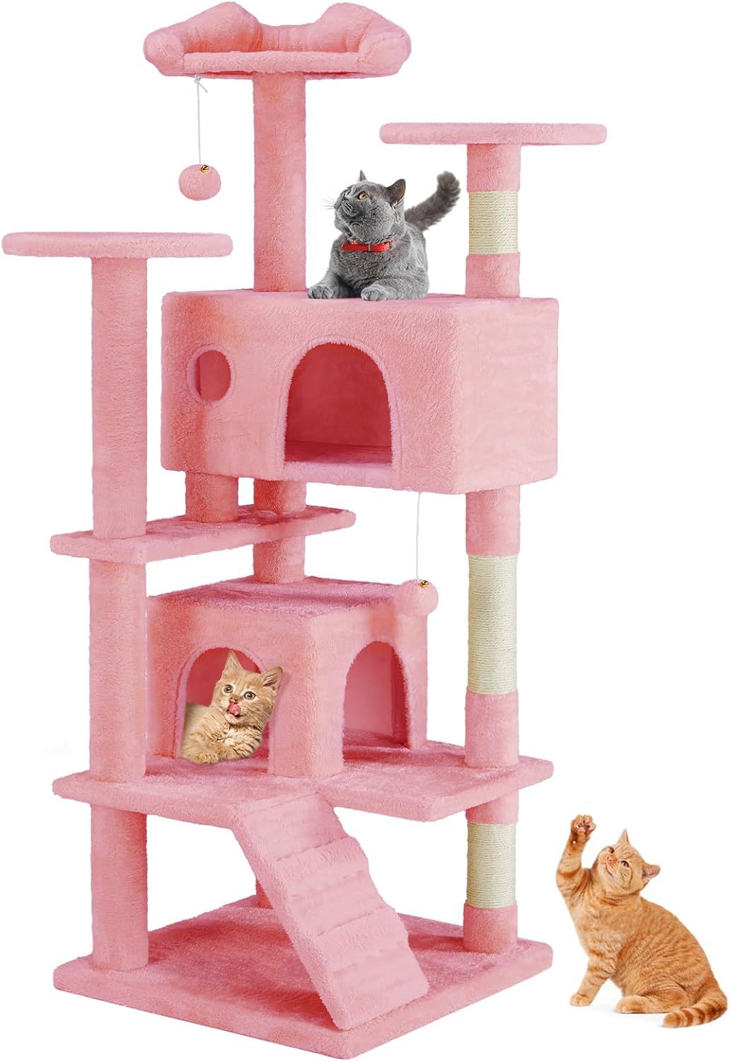 54 -cat Tree Tower - Multi-level With Sisal Grab Post, Indoo | Other