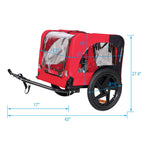 Bicycle Trailer For Pets Outdoor Foldable Dog Trailer With R | Other