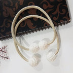 Magnetic Curtain Tiebacks Pearl Beads | Other