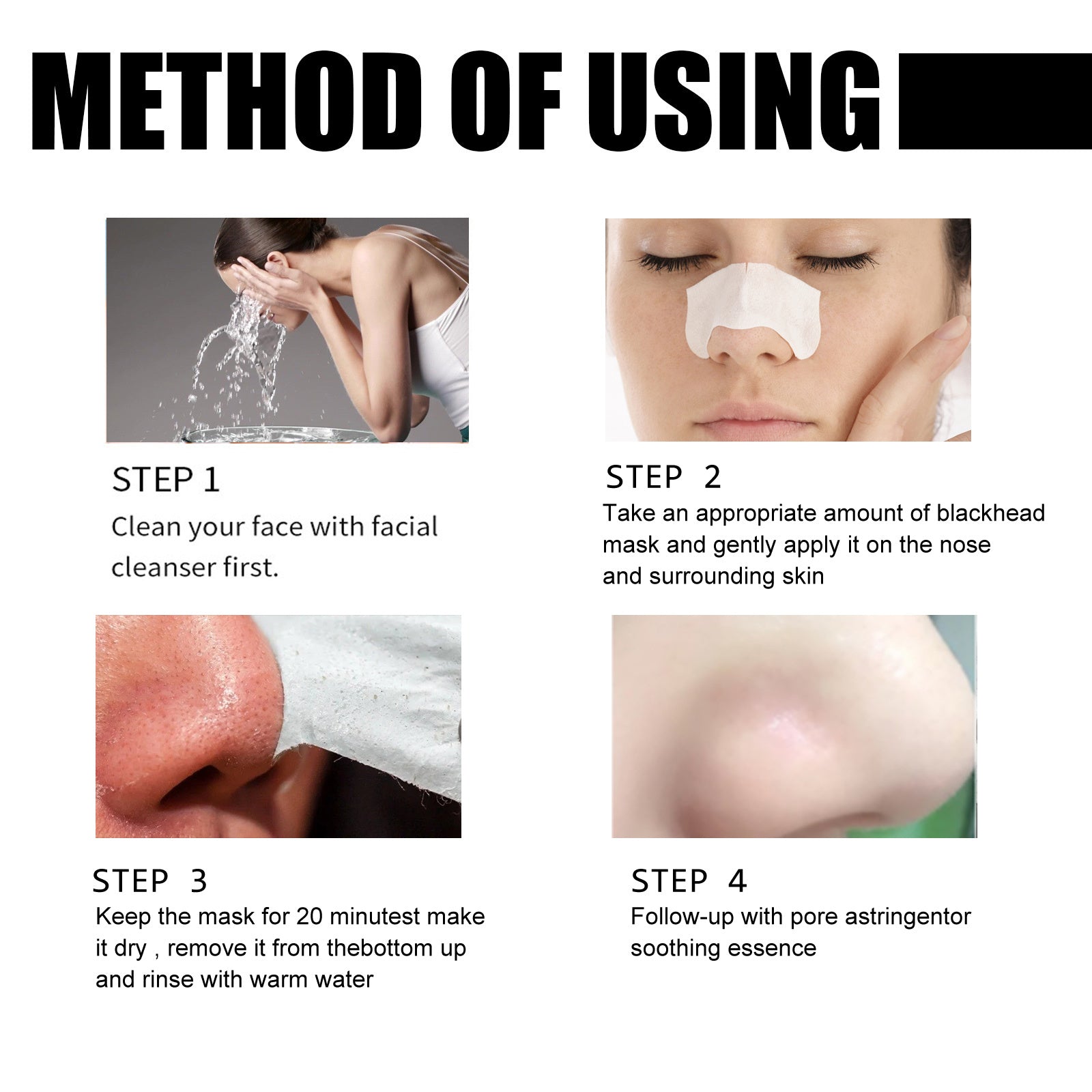 Eelhoe Blackhead Removal Nasal Mask Deep Pore Cleansing Blac | Other
