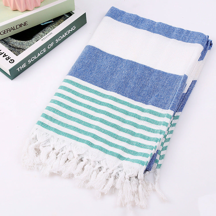 Cotton Striped Beach Towel 100x180cm | Other