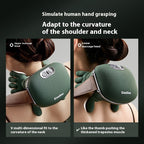 Wireless 4D Electric Neck & Shoulder Massager with Heat – Pain Relief & Relaxation