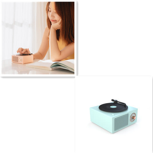Wireless Mini Portable Retro Phonograph Bluetooth-compatible | Other