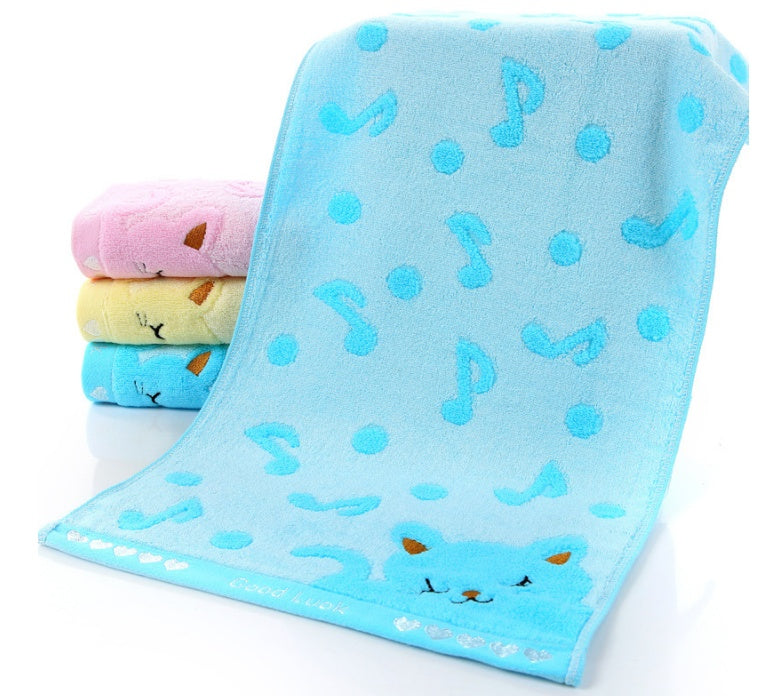 Bamboo Fiber Kitten Face Bath Towels | Other