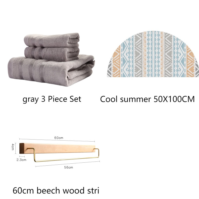 Bamboo Towel Set - Antibacterial And Hypoallergenic | Other