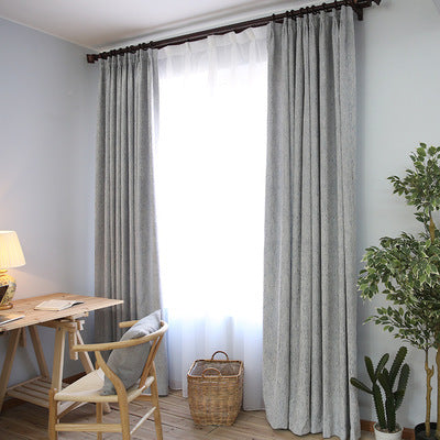 Solid Color Modern Simple Thick Cotton Curtain Fabric | Other