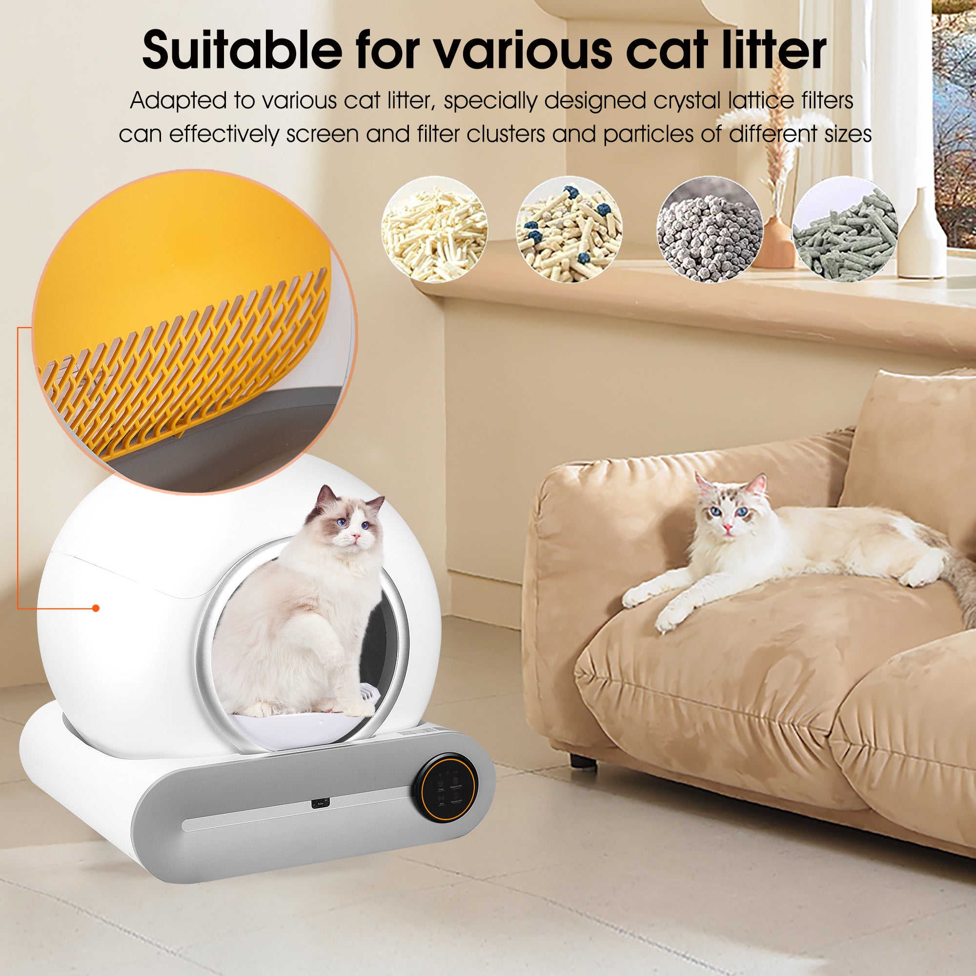 Self-cleaning Litter Box, Automatic Scooping And Deodorizati | Other