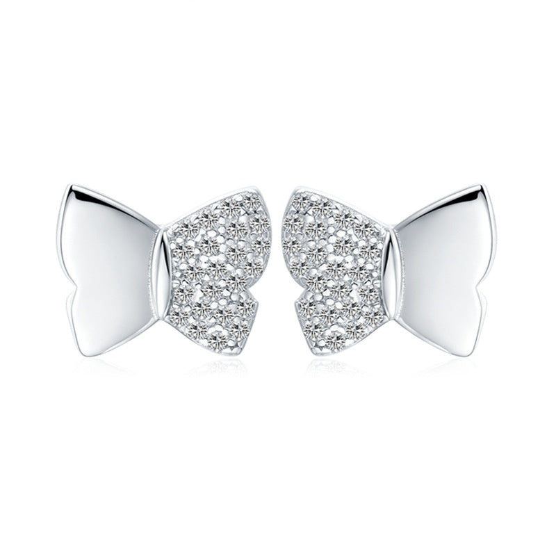 Korean Style Cute And Compact Butterfly Copper Plated Stud E | Other
