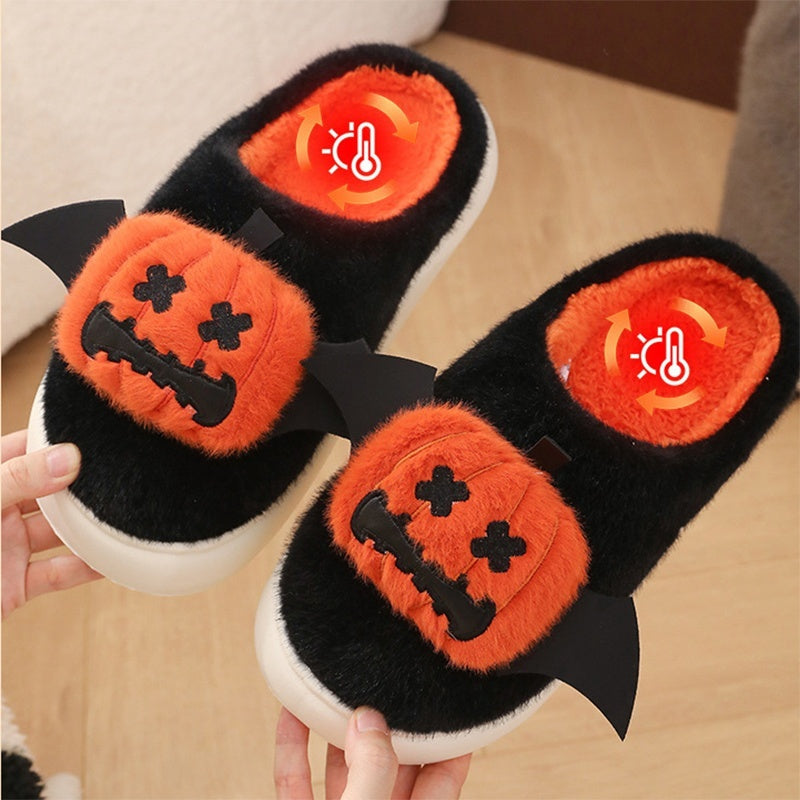 Halloween Cartoon Funny Pumpkin Slippers With Small Wings De | Other