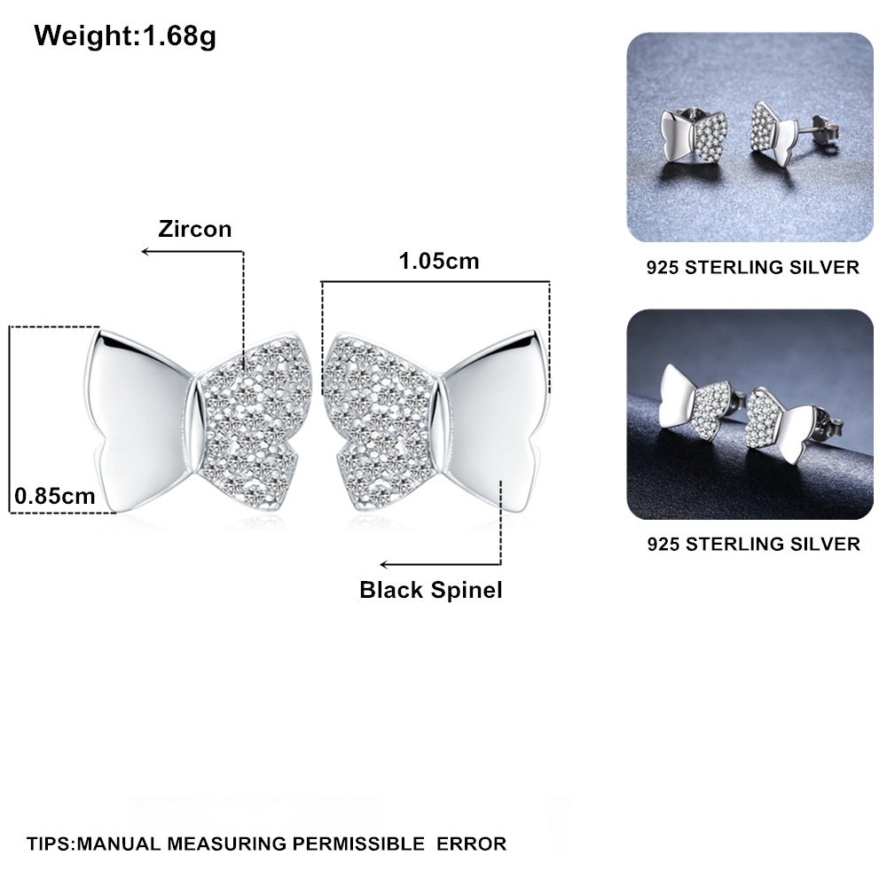 Korean Style Cute And Compact Butterfly Copper Plated Stud E | Other