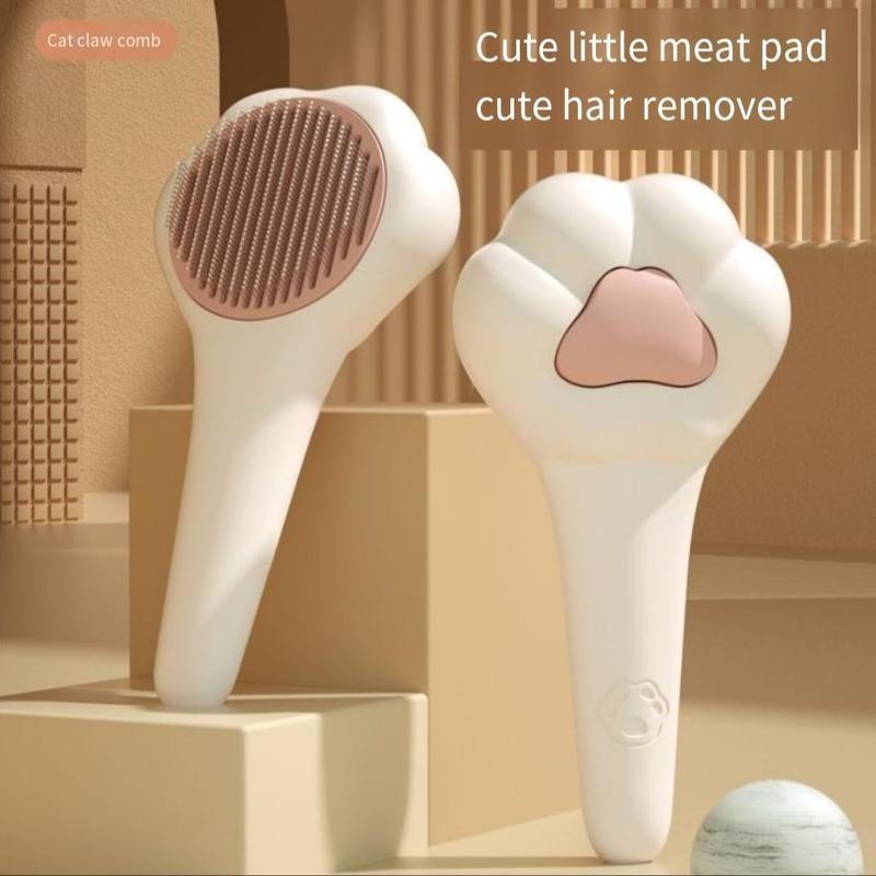 Pet Massage Hair Removal Comb, Paw Shapedpet Grooming Brush, | Other