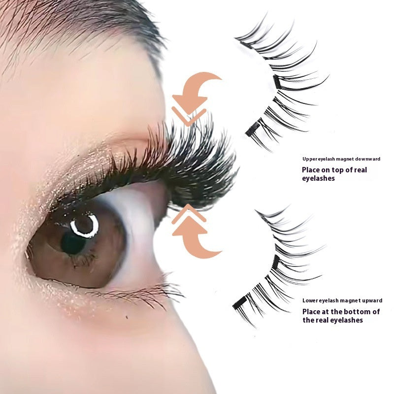 Magnetic Glue-free Three False Eyelashes Suit Collection Use | Other