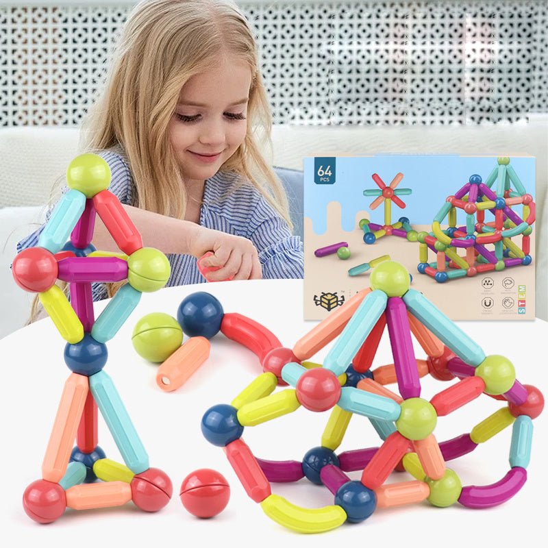 Adorable Baby Toy Magnetic Stick Building Blocks Game Magnets Childre | Electronic Learning Toys