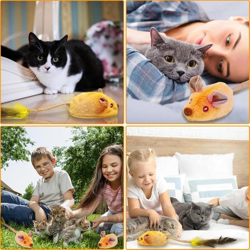 Interactive Cat Toy Mouse With Led Lights Forindoor Cats Usb | Electronic Learning Toys