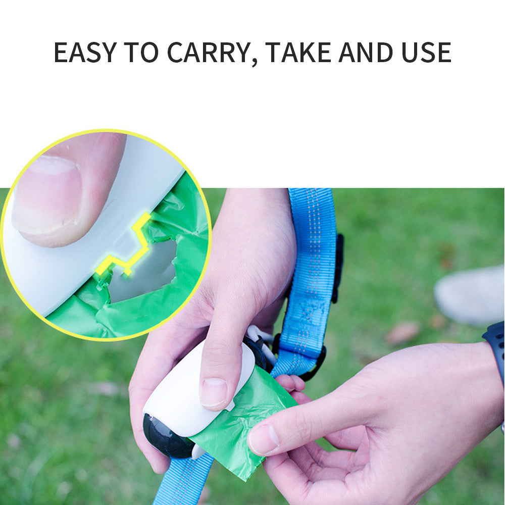 Dog Poop Bag Holder And Dispenser With Leash Attachment Pet | Luggage & Bags